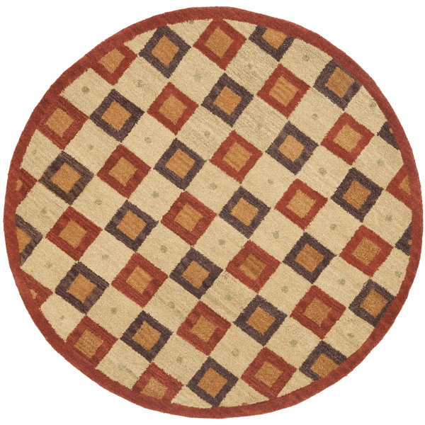 Safavieh Soho Handmade Tufted Ivory/Rust Rug Wayfair